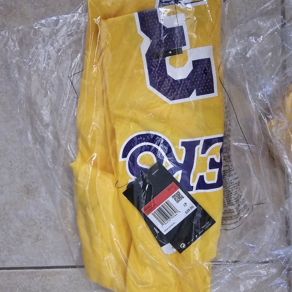 LARGE  NIKE LEBRON LAKERS NUMBER 23